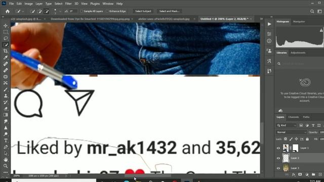 3D INSTAGRAM PHOTO EDITING IN PS | PHOTOSHOP 2021 | PHOTOSHOP TUTORIALS смотреть онлайн