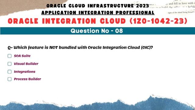 OIC Dump : 6 to 10 | Oracle Integration certification questions | 1Z0-1042 dumps | OIC dump | OIC смотреть онлайн