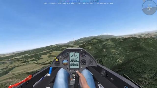 FAI Virtual SGP Day #6 (Żar) D+1 09:30 UTC - 18 meter class смотреть онлайн
