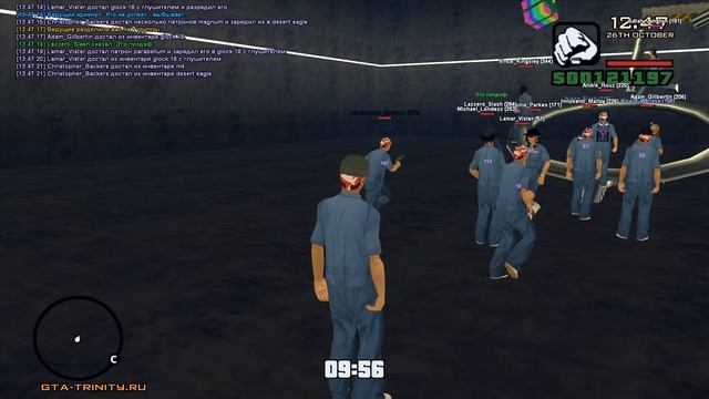 "Игра В Кальмара" в GTA SAMP! Что за квест? Как пройти? Где боты? 11 лет TRINITY! смотреть онлайн