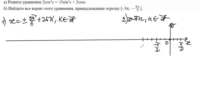 Профильная математика 1.06 2023. Вариант Дальнего Востока. Тригонометрическое уравнение. Задание №1 смотреть онлайн