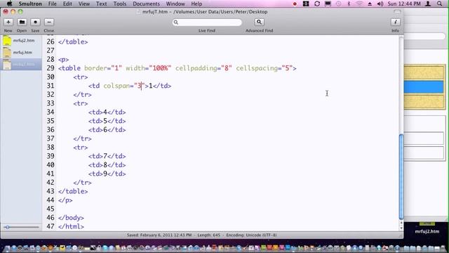 HTML Lesson 9 Merging Table Cells смотреть онлайн