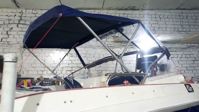 Тент на катер Стрелка 510 смотреть онлайн