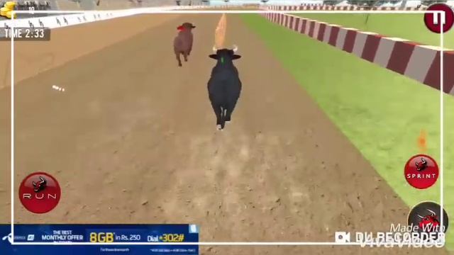 Angry Bull Racing Game смотреть онлайн