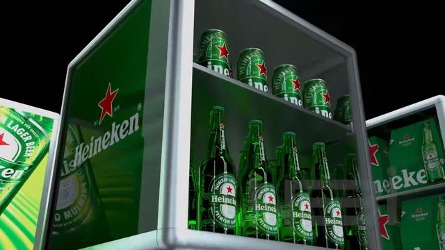 Heineken Modular Display POSM 3D / NBI Production / НБИ Продакшн Санкт-Петербург смотреть онлайн