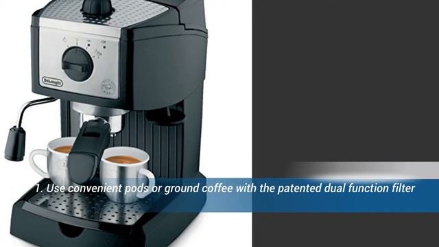 Espresso and Cappuccino Maker - De'Longhi EC155 15, BAR Pump Espresso смотреть онлайн