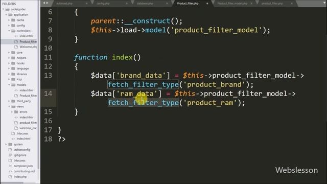 Product Filters in Codeigniter using Ajax - 1 смотреть онлайн