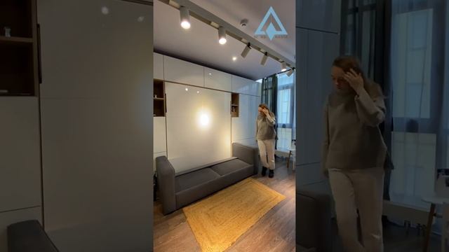 Шкаф кровать трансформер от Скандинавия мебель смотреть онлайн