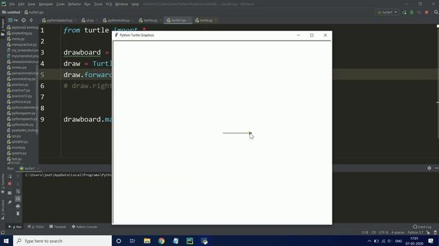 Drawing using Python | introduction to Turtle library смотреть онлайн