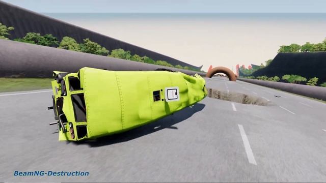 #beamngdrive - School Bus Crashes & Jumps 185 смотреть онлайн