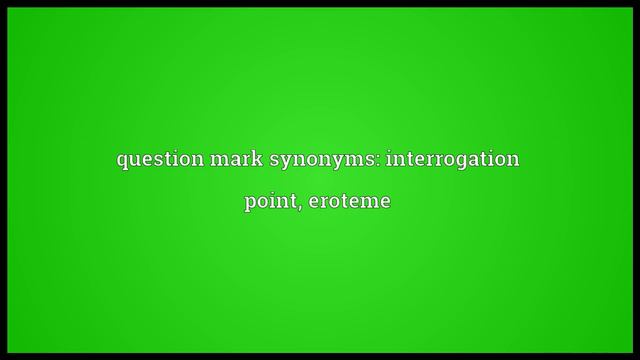 Question mark Meaning смотреть онлайн