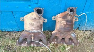 Лада Веста,,,масложер!!! После удаления катализатора!!!