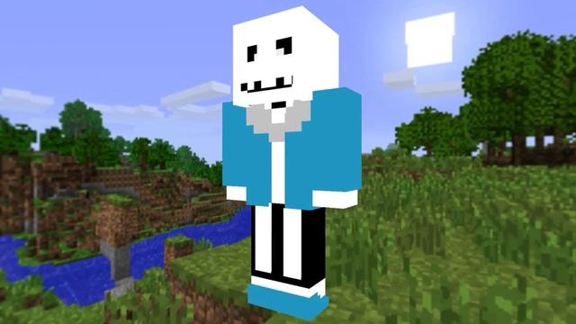 Minecraft Sans Skin Presentation смотреть онлайн