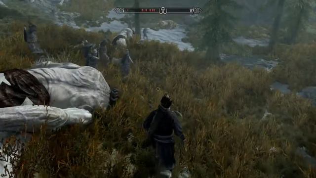 Skyrim jag dödar massa jättar med min soldatarme смотреть онлайн