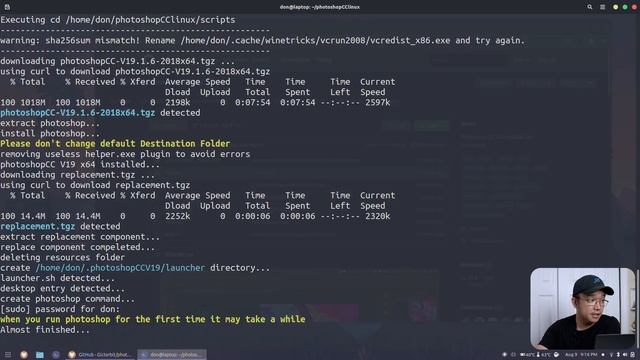 How To Install PhotoShop CC on Linux смотреть онлайн