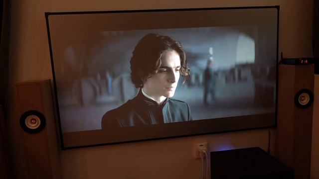 The Best Projection Screen, High Contrast, High Gain, With Ambient Lights
