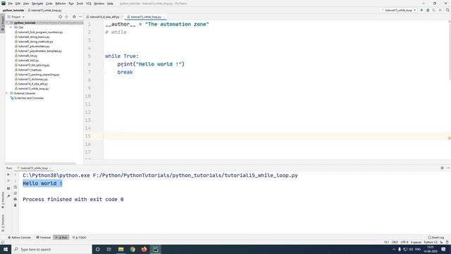 While Loop - Python Tutorial 15 смотреть онлайн