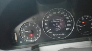 W 211 , дорестайлинг - как настроить стрелочные часы на приборной панели MERCEDES BENZ E-klasse W21