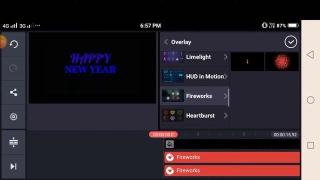 Happy New Year Best Animation Video in Kinemaster смотреть онлайн