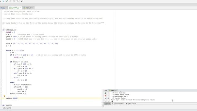 Euler and Python! Ep 019 - Counting Sundays смотреть онлайн