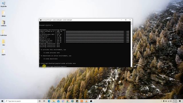 GDAL installation | anaconda | jupyter notebook | python | tekson смотреть онлайн