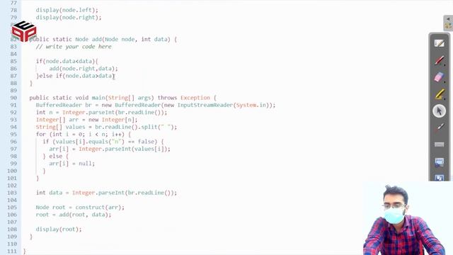 Add Node to BST | Binary Search Tree | In English | Java | Video_4 смотреть онлайн