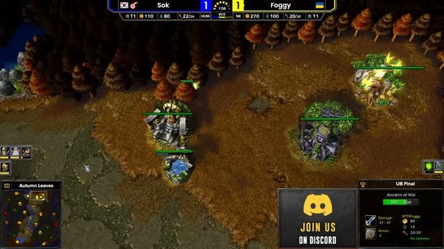 WC3 - [HU] Sok vs Foggy [NE] - WB Final - TeD Cup 16 смотреть онлайн