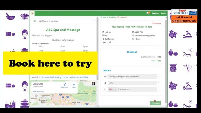 Service Booking Confirmation Lists: Easy Appointment System смотреть онлайн
