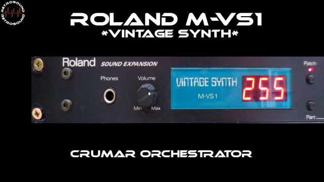 Roland M-VS1 "Vintage Synth" (1995) CS-80, Jupiter-8, PPG, OB-X, Prophet-5 Pads & Mellotron, Solin смотреть онлайн