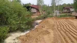 Разровнять участок Трактором. Отсыпка участка как элемент планирования территории. 16+