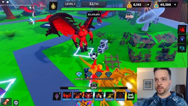 DIABLOS TOWER SHOWCASE - world defenders - roblox смотреть онлайн