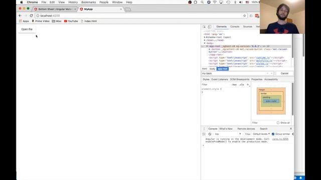 Angular Material Bottom Sheet смотреть онлайн