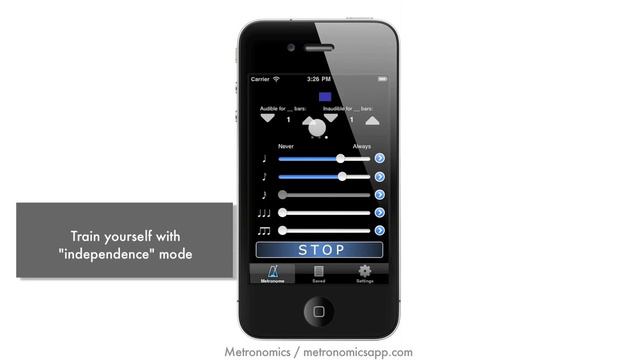 Metronomics -- a metronome for iOS смотреть онлайн