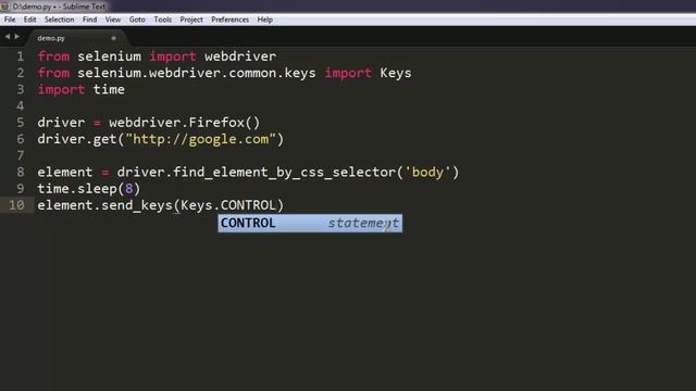 Selenium Python Select All Text on Page смотреть онлайн