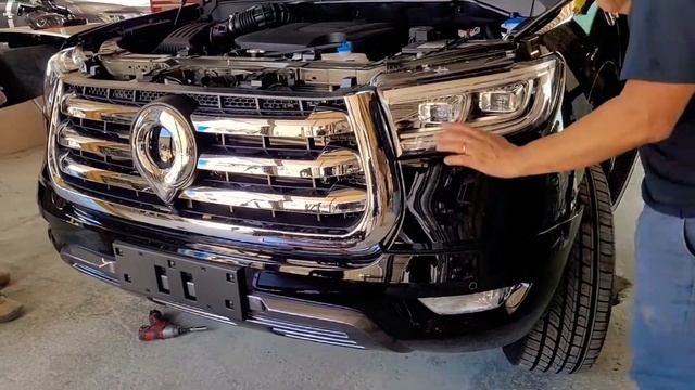 How to remove a front bumper bar of a GWM смотреть онлайн