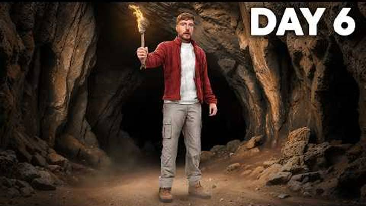 [MrBeast] 7 Дней Посреди Пещеры (1080p)