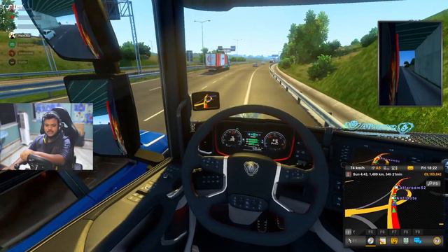 🔴 Live: Euro Truck Simulator 2 Sunday Convoy | ETS2 1.43 | Free DLC | !dlc | Road to 1K смотреть онлайн