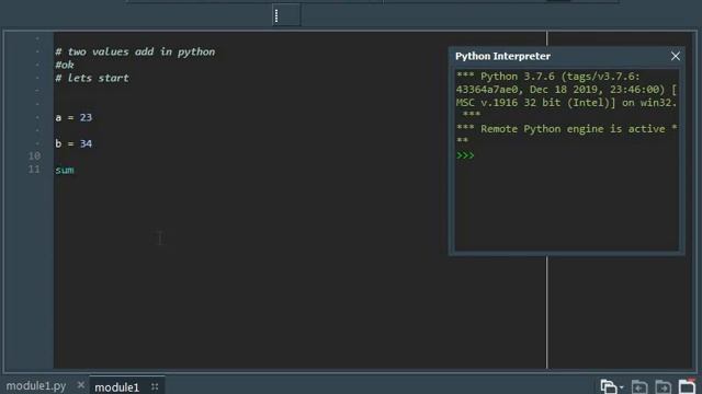 Two values add in#### python### смотреть онлайн