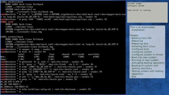 Arch Linux installation recording to kernel 5.7.11-arch1-1 (core) смотреть онлайн