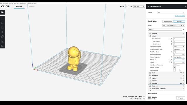CURA КАК НАСТРОИТЬ ШВЫ, разбираемся! смотреть онлайн