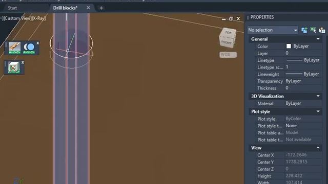Using the Drill command from the AVC plugin for work with blocks in AutoCAD or BricsCAD смотреть онлайн