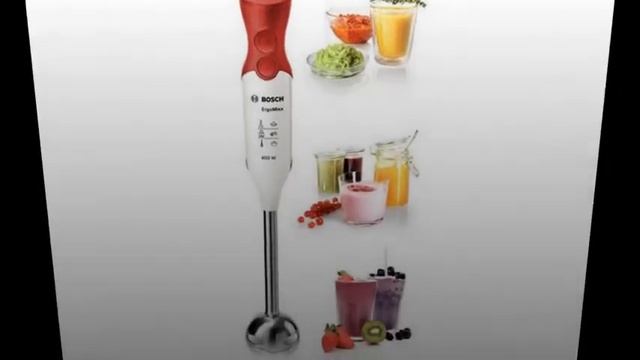 Máy xay cầm tay đơn năng đầu inox Bosch MSM64110 смотреть онлайн