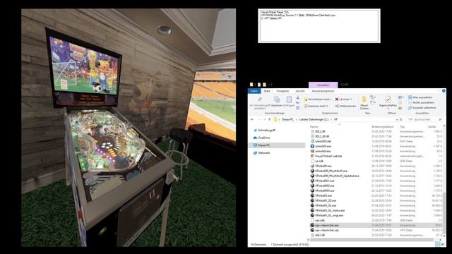 vpx vrlauncher for the Visual Pinball VR port смотреть онлайн