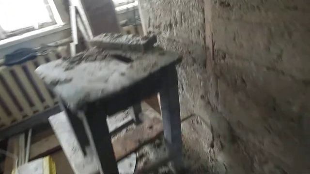Завершение стены из опилкобетона