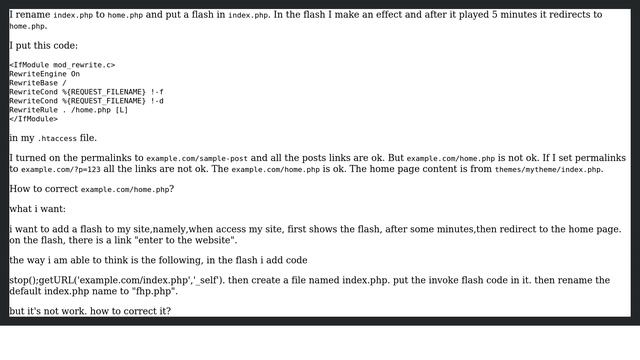 Wordpress: How to rename index.php to home.php? смотреть онлайн