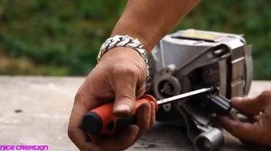 How to turn a washing machine motor into a 250v generator