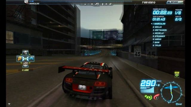 Need for Speed World Audi R8 LMS Ultra смотреть онлайн