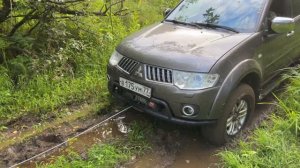 Mitsubishi Pajero Sport 2 лебедка