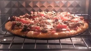 Мини-печь Gemlux GL-OR-1538LUX, эксплуатация. Приготовление пиццы.