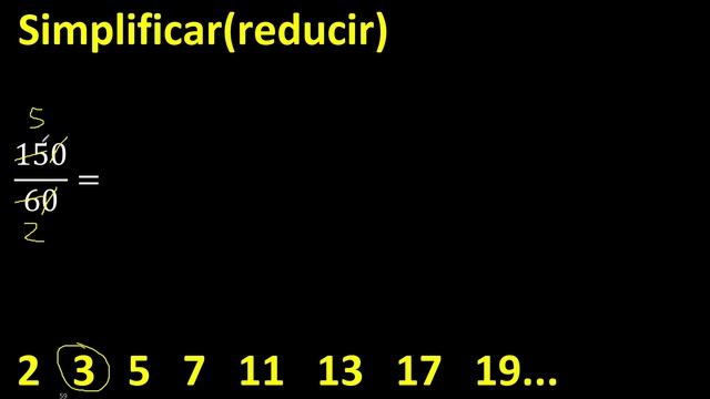 Simplificar 150/60 reducir a su minima expresion irreducible , fracciones fraccion смотреть онлайн